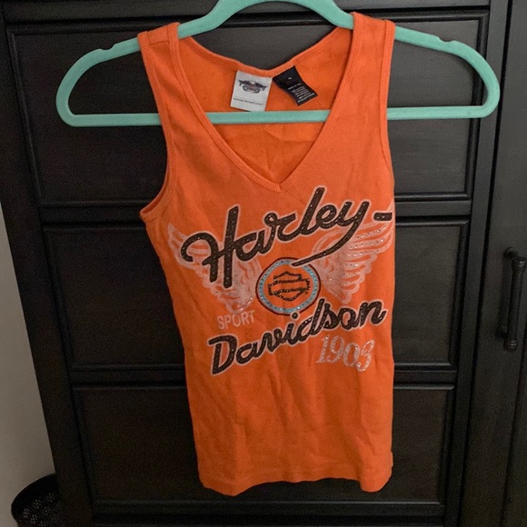 Harley v neck tank - Picture 1 of 3